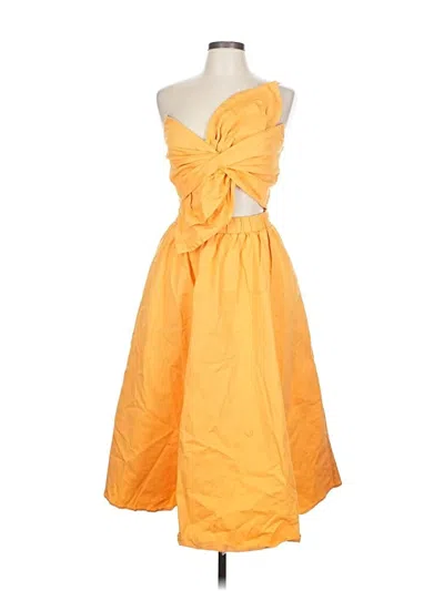 Pre-owned Strut & Bolt Cocktail Dress In Yellow