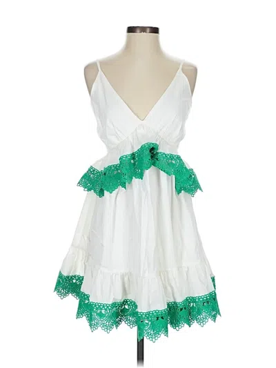 Pre-owned Strut & Bolt Cocktail Dress In White