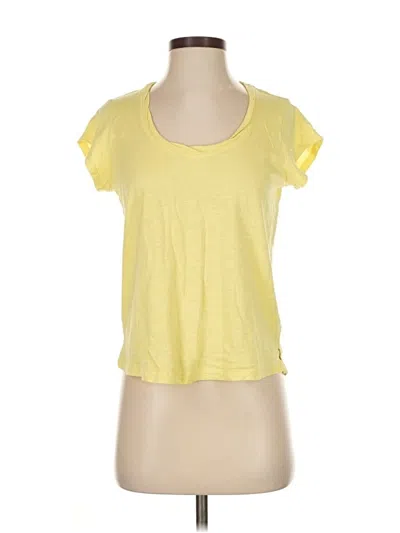 Pre-owned Social Standard By Sanctuary Short Sleeve T-shirt In Yellow