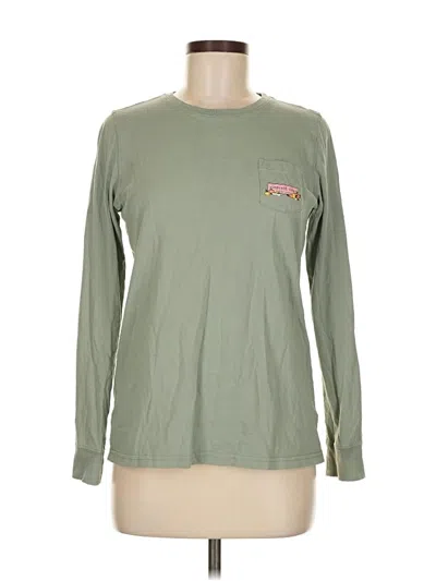 Pre-owned Vineyard Vines Long Sleeve T-shirt In Green