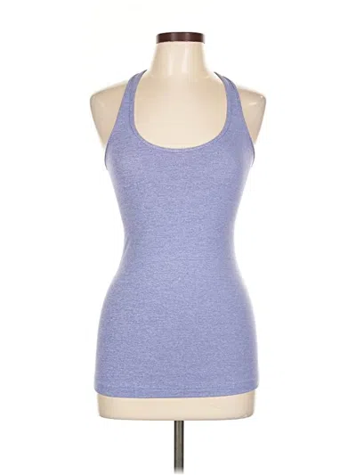 Pre-owned Lululemon Athletica Tank Top Purple Halter Neckline Tops