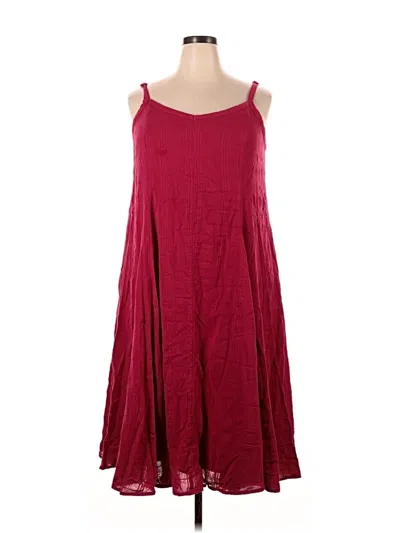 Pre-owned Torrid Casual Dress In Burgundy