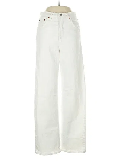 Pre-owned Levi's Jeans In White
