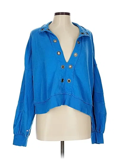 Pre-owned Pilcro Sweatshirt In Blue