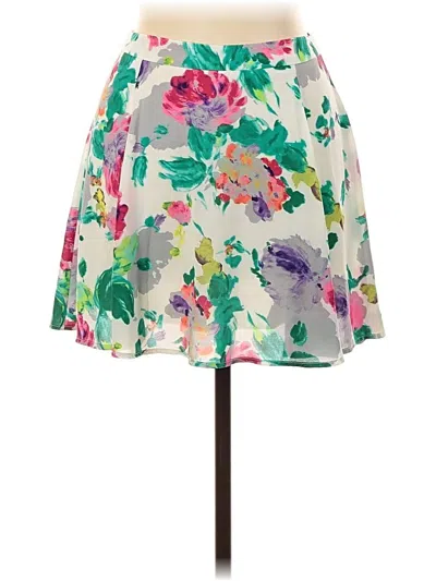 Pre-owned Lush Casual Skirt In White