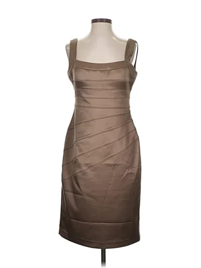 Pre-owned Jessica Simpson Cocktail Dress In Brown