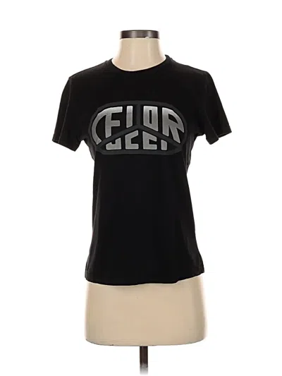 Pre-owned Fiorucci Short Sleeve T-shirt In Black