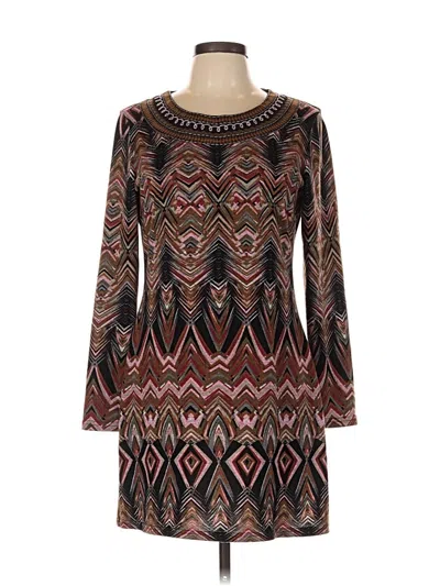 Pre-owned Papillon Casual Dress In Burgundy