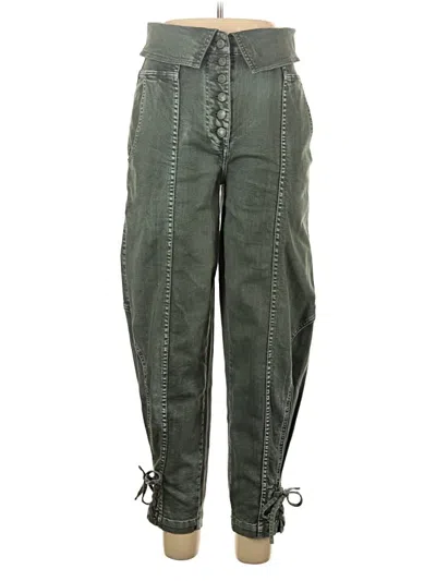 Pre-owned Ulla Johnson Jeggings In Green