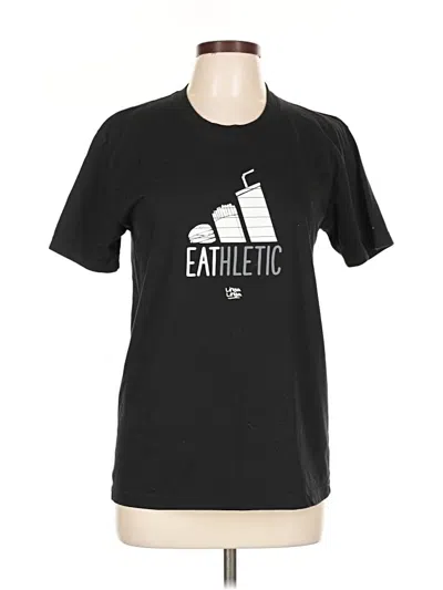 Pre-owned Lunya Active T-shirt In Black