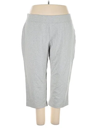 Pre-owned Lands' End Active Pants In Gray