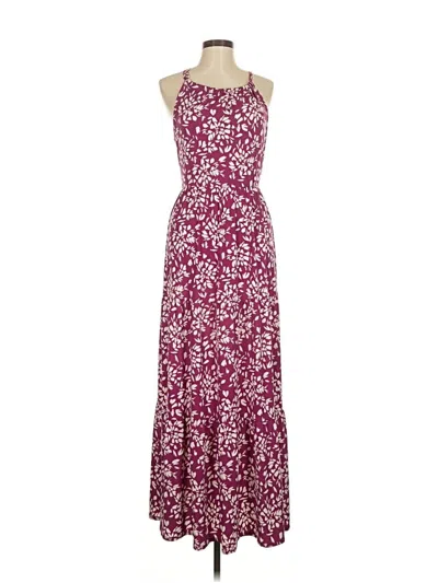 Pre-owned Gilli Casual Dress In Burgundy