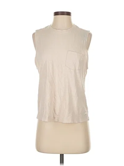 Pre-owned Vuori Sleeveless T-shirt In White