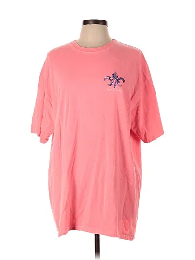 Pre-owned Blue 84 Short Sleeve T-shirt In Pink