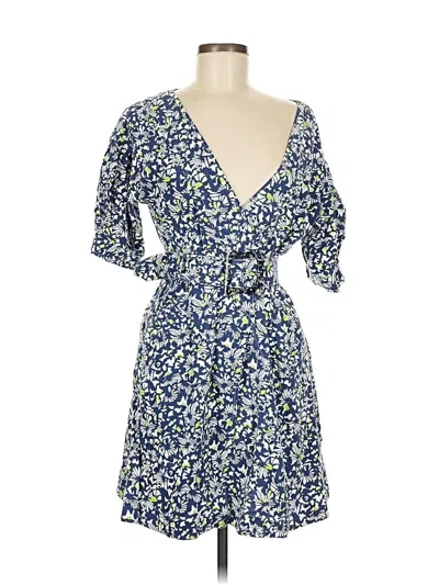 Pre-owned Tanya Taylor Cocktail Dress In Blue