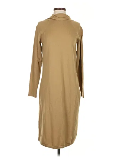 Pre-owned Talbots Casual Dress In Brown