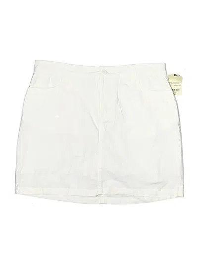 St. John's Bay Casual Skirt In White