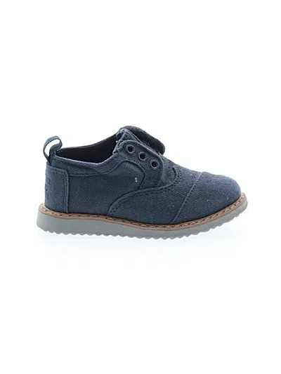 Pre-owned Toms Kids' Dress Shoes In Blue