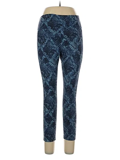 Pre-owned Victoria's Secret Pink Leggings In Blue