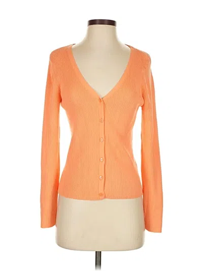 Pre-owned Primark Cardigan Sweater In Orange