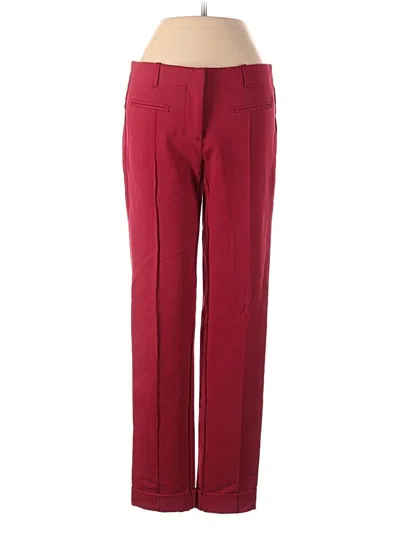 Pre-owned Dalia Collection Dress Pants In Burgundy