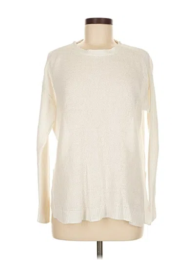 Pre-owned Polo By Ralph Lauren Pullover Sweater In White