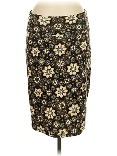 Pre-owned Lularoe Casual Skirt In Brown