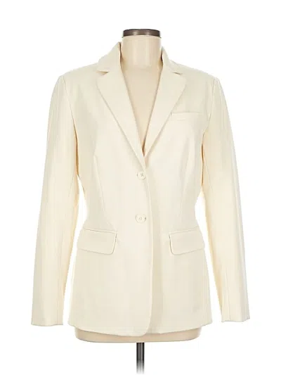 Pre-owned Bloomingdale's Blazer Jacket In White