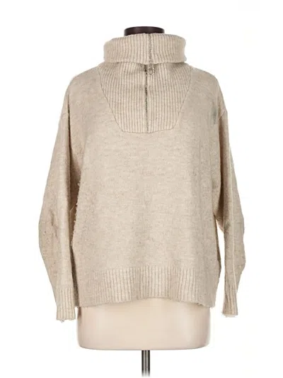 Pre-owned Zara Turtleneck Sweater In Brown