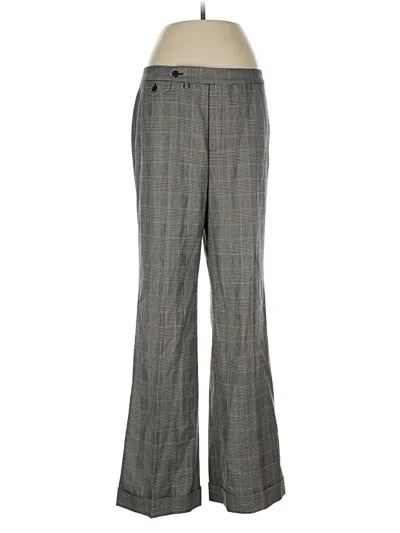 Pre-owned Polo Ralph Lauren Wool Pants In Gray