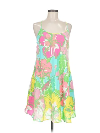 Pre-owned Lilly Pulitzer Cocktail Dress In Green