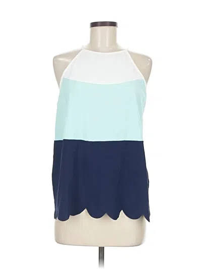 Pre-owned Hailey & Co Sleeveless Blouse In Blue
