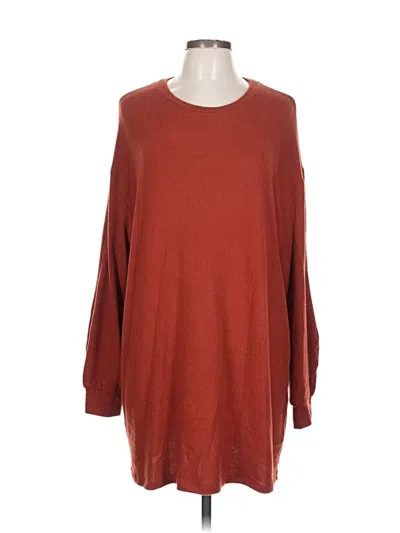 Pre-owned Reformation Casual Dress In Burgundy