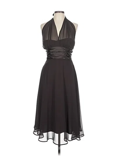 Pre-owned Connected Apparel Cocktail Dress In Black