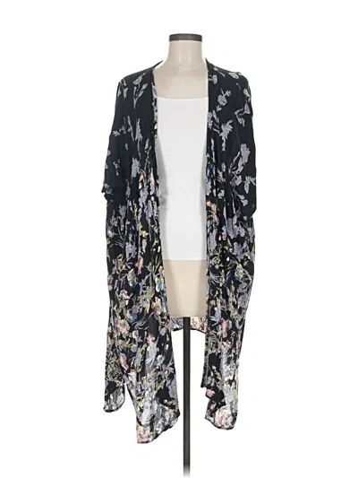 Pre-owned Angie Kimono In Black