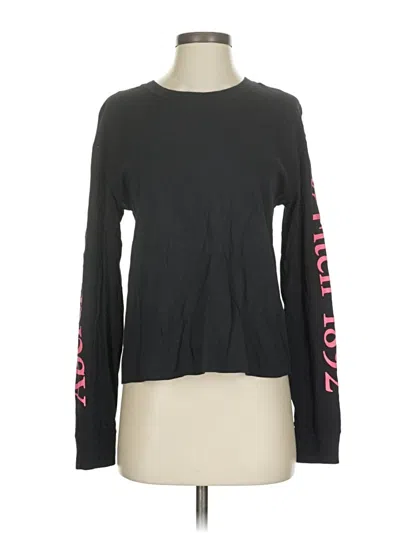Pre-owned Abercrombie & Fitch Long Sleeve T-shirt In Black