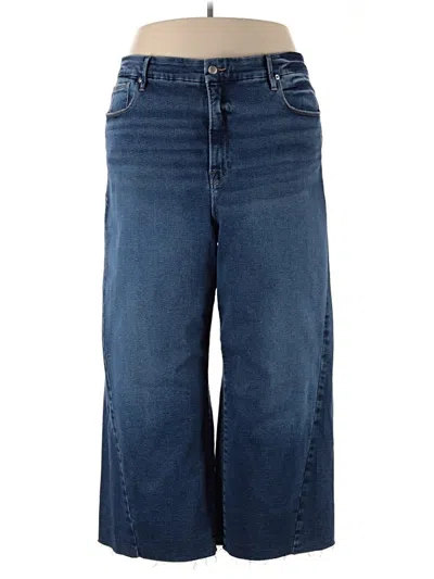 Pre-owned Good American Jeans In Blue