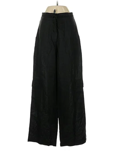 Pre-owned Faithfull The Brand Linen Pants In Black