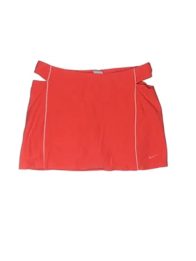 Pre-owned Nike Active Skort In Red