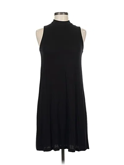 Pre-owned Stradivarius Casual Dress In Black