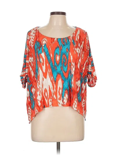 Pre-owned Michael Michael Kors Tube Top Orange Square Neckline Tops