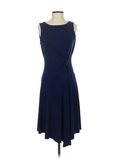 Pre-owned Ivanka Trump Cocktail Dress In Blue