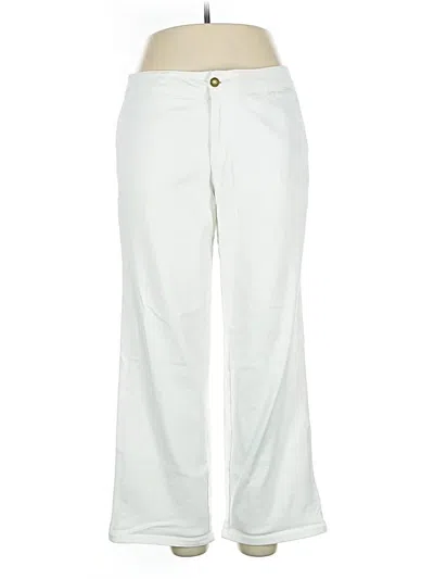 Pre-owned Jessica London Casual Pants In White