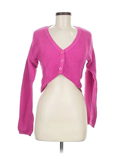 Pre-owned Sofia Jeans By Sofia Vergara Cardigan Sweater In Pink