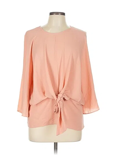 Bcbgmaxazria 3/4 Sleeve Blouse In Pink