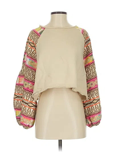 Pre-owned Free People Cardigan Sweater In Brown