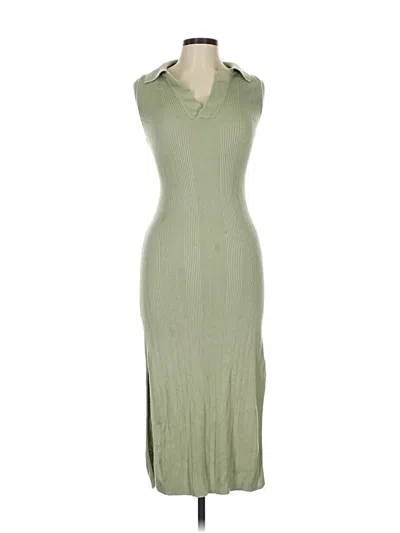 Pre-owned L'academie Los Angeles Casual Dress In Green