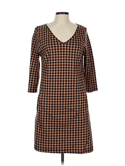 Pre-owned New York And Company Casual Dress In Brown