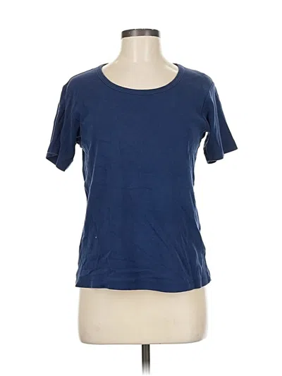 Pre-owned Erika Short Sleeve T-shirt In Blue