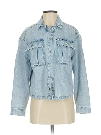 Pre-owned Dkny Jeans Denim Jacket In Blue